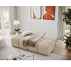 Nuwia sofa with sleeping function and storage box, light beige plush upholstery Avexin 18 145x200 1