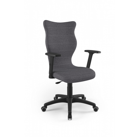 Křeslo kancelářské otočné  UNI , černá Palladium 01 velikost 7