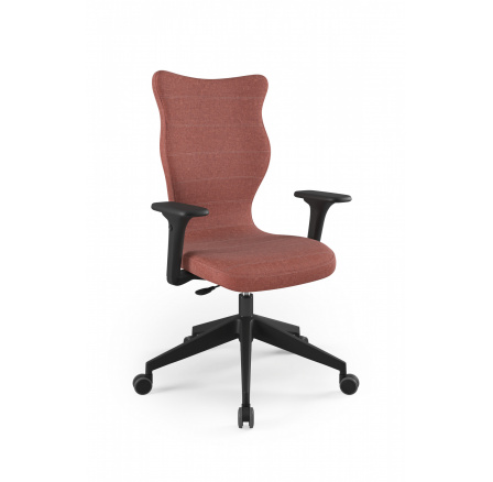 Židle kancelářská otočná NERO PLUS ,  černá Palladium 02 velikost 7