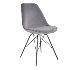 Židle Oslo Velvet šedá