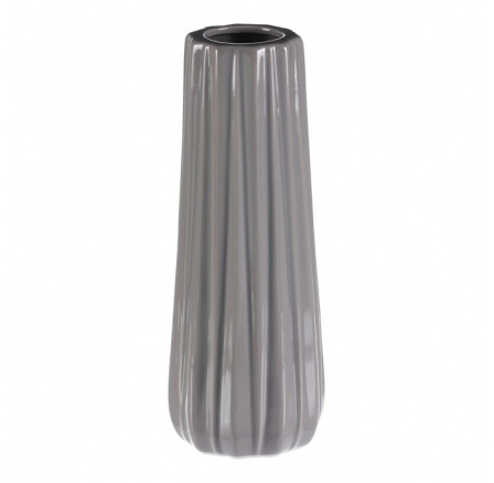 Váza keramická - glazovaná, tmavá šedo-krémová Váza keramická - glazovaná, tmavá šedo-krémová