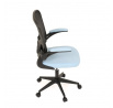 Kancelářská židle, houpací mechanismus, modrá, KA-V317 BLUE