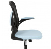 Kancelářská židle, houpací mechanismus, modrá, KA-V317 BLUE
