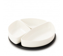 Platter FELKO s bílými miskami 24cm