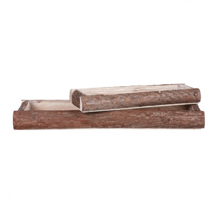 Tác kůrový - obdélníkový, přírodní barva, cena za sadu 2 ks