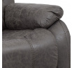 Polohovací křeslo, šedá, látka vintage, TV-4086 GREY