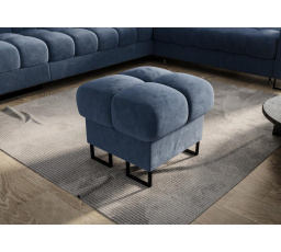 Taburet  ASPEN 70 x 70 cm - modrá