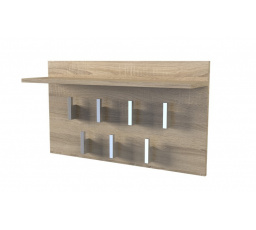 Nástěnný věšák Modis 2F dub sonoma