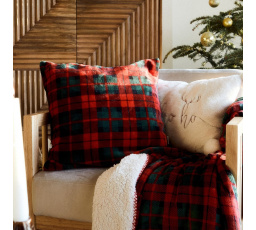 Povlak na polštář TARTAN kostkovaný 45x45 cm XM22 937853