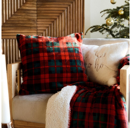 Povlak na polštář TARTAN kostkovaný 45x45 cm XM22 937853