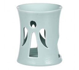 Aromalampa s andělem, zelená barva, porcelán