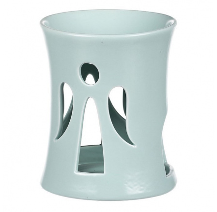 Aromalampa s andělem, zelená barva, porcelán