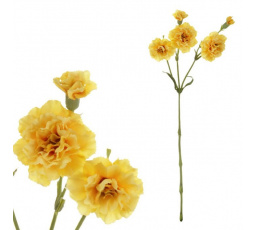 Karafiát mini - umělý řezaný, barva žlutá