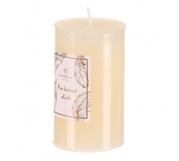 Svíčka aromatická - vanilka, parafín, barva krémová