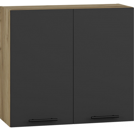 Kuchyňská horní skříňka VENTO G-80/72, Dub antracit