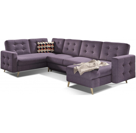 Sedací souprava ve tvaru U ASGARD, Soro 65 / Zigzag 60 univerzální 