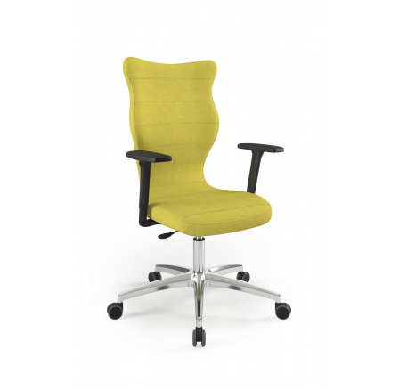 Křeslo kancelářské otočné  PERTO PLUS , Leštěný hliník Deco 19 velikost 7