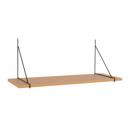 Polička Chiba 80 cm přírodní/ černá
