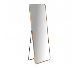 Zrcadlo ELORA stojací obdélníkové zlaté Š = 50 cm V = 140 cm 872032
