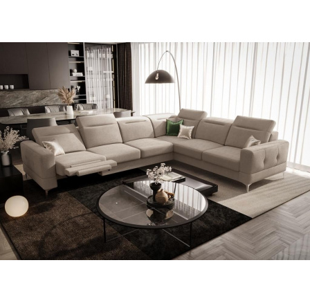 Rohová sedací souprava s funkcí , relax MALIBU MAX 320x250 - pravá, béžová Rohová sedací souprava s funkcí , relax MALIBU MAX 320x250 - pravá, béžová