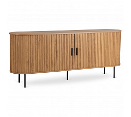 Komoda TRISH 180 cm Dvoudveřová Posuvná Dub