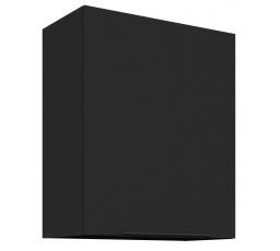 Horní skřínka SIENA - 60 G-72 1F, Černá mat/Černá mat