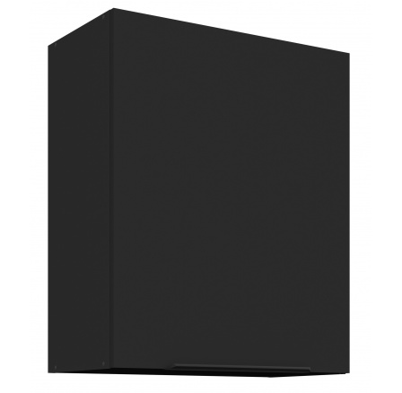 Horní skřínka SIENA - 60 G-72 1F, Černá mat/Černá mat