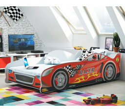 Dětská postel CARS - Červená