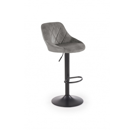 Barová židle H101, šedý Velvet