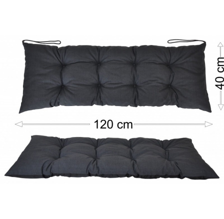 Podsedák 120x40 tmavě šedý melír Podsedák 120x40 tmavě šedý melír