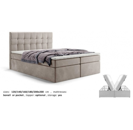 Kontinentální postel Royal 1 160x200