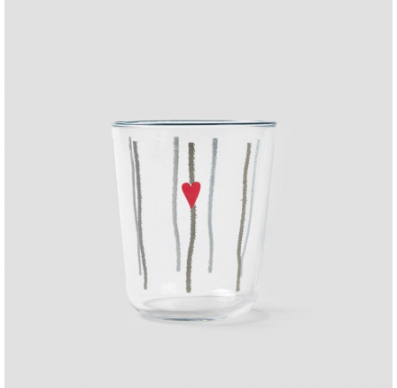 Sklenice LOVELY LIFE hrubě pruhovaná 0.3 l 741340