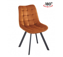 Židle velvet skořicová KO265-FXJG