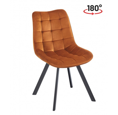 Židle velvet skořicová KO265-FXJG