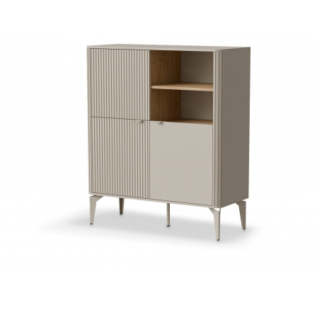 BELUCI KM-2 komoda kašmír / dub cremona BELUCI KM-2 komoda kašmír / dub cremona