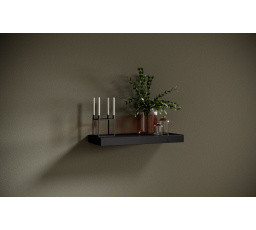Závěsná police ANDREA 60x26 Black Shine