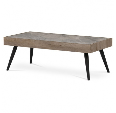 Konferenční stolek 120x60cm, slinutá keramika, mramor, AHG-281 GREY