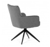 Jídelní židle, šedá, látka, DCH-P3170 GREY2