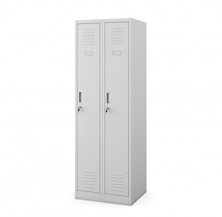 Kovová pracovní skříňka čtyřkomorová šedá: KACPER II, 600 x 1800 x 500 mm Kovová pracovní skříňka čtyřkomorová šedá: KACPER II, 600 x 1800 x 500 mm