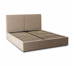 Postel 180x200 MARSYLIA s Úložným Prostorem Béžová Manšestrová
