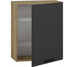 Kuchyňská horní skříňka s odkapávačem VENTO GC-60/72, dub antracit