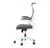 Kancelářská židle, houpací mechanismus, šedá síťovina, KA-C807 GREY