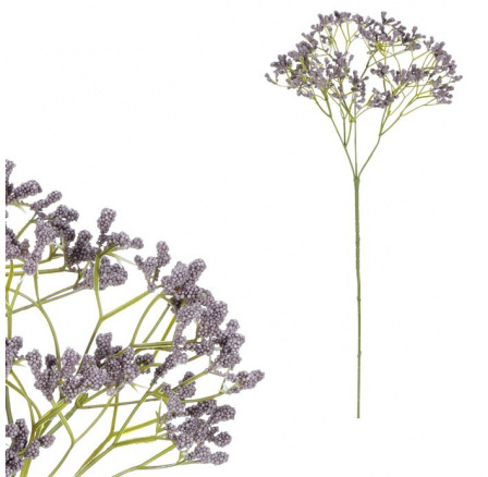 Gypsophila - umělá řezaná, barva světle fialová
