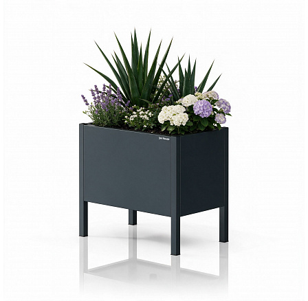 Kryt na květináč kovový malý antracitový: DAISY 400 x 350 x 250 mm Kryt na květináč kovový malý antracitový: DAISY 400 x 350 x 250 mm