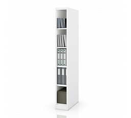TIM SLIM KNIHOVNA BÍLÁ RAL9003 H1850*Š250*H600