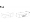 Stolek RTV NATURAL N12 Ribbeck