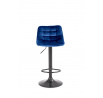 Barová židle H95, modrý Velvet