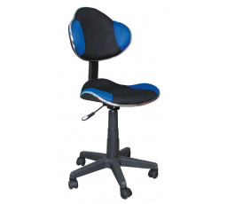 Q-G2 - kancelářská židle (dětská) modrá/černá (OBRQG2N/C) kolekce "S" (K150-Z) (S)
