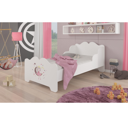 Postel s matrací XIMENA SLEEPING PRINCESS 160x80 Bílá