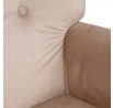 Křeslo B2 MOSS PLUS 2v1 velur béžové 70x95cm 890043